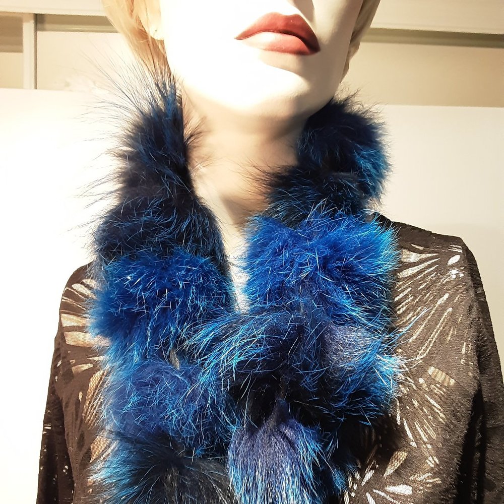 Foulard de renard teint